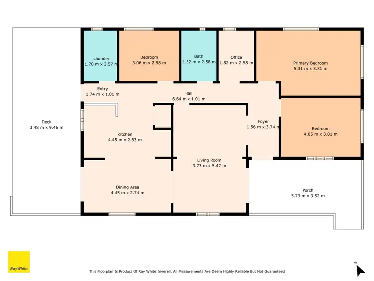 Floorplan of Homely house listing, 63 Inverell Street, Ashford NSW 2361