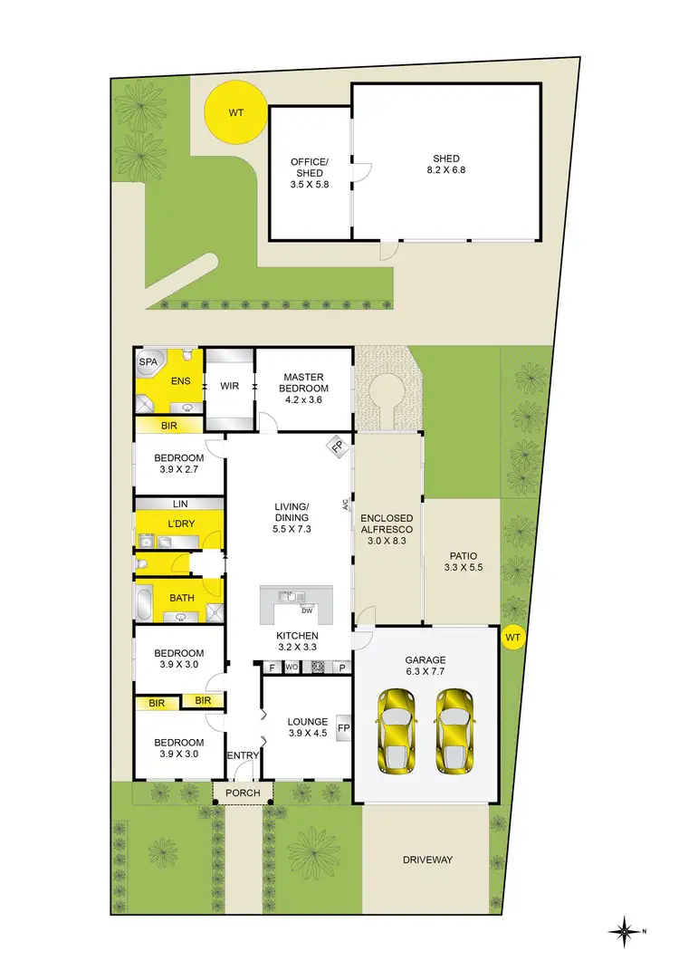 Floorplan of Homely house listing, 39 Daly Boulevard, Highton VIC 3216