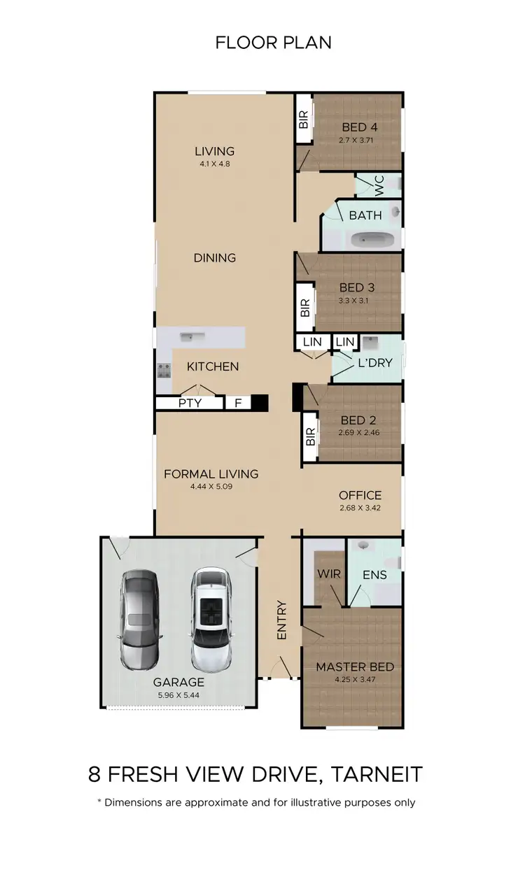 Floorplan of Homely house listing, 8 Fresh View Drive, Tarneit VIC 3029