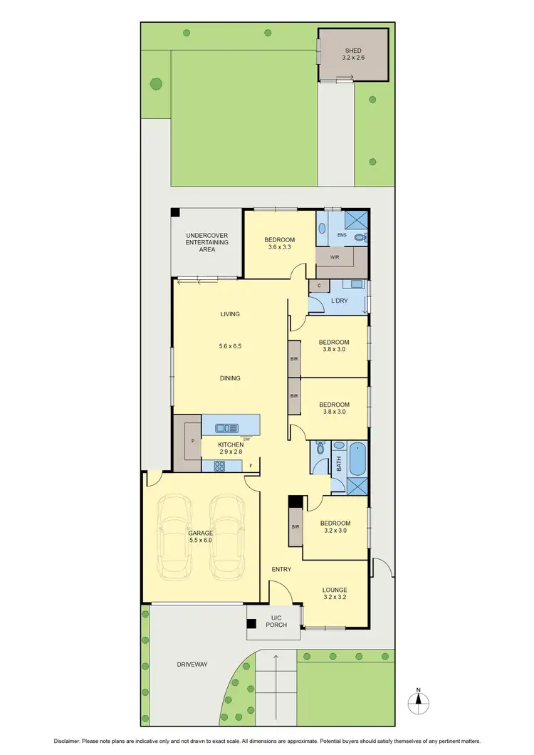 Floorplan of Homely house listing, 56 Riceflower Rise, Wallan VIC 3756