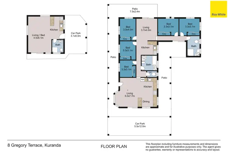 Floorplan of Homely house listing, 8 Gregory Terrace, Kuranda QLD 4881