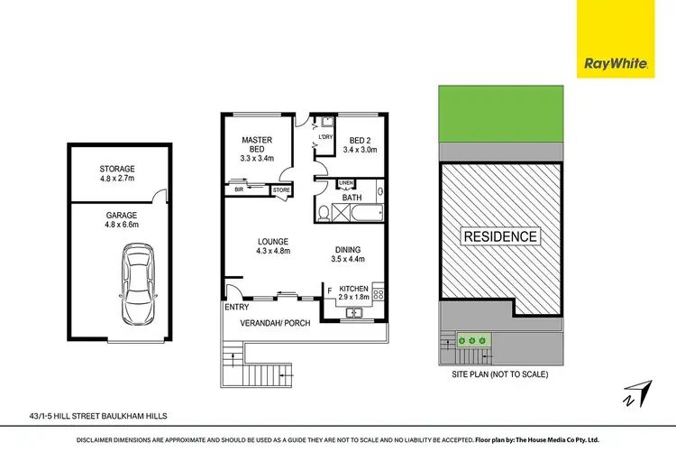 Floorplan of Homely villa listing, 43/1-5 Hill Street, Baulkham Hills NSW 2153