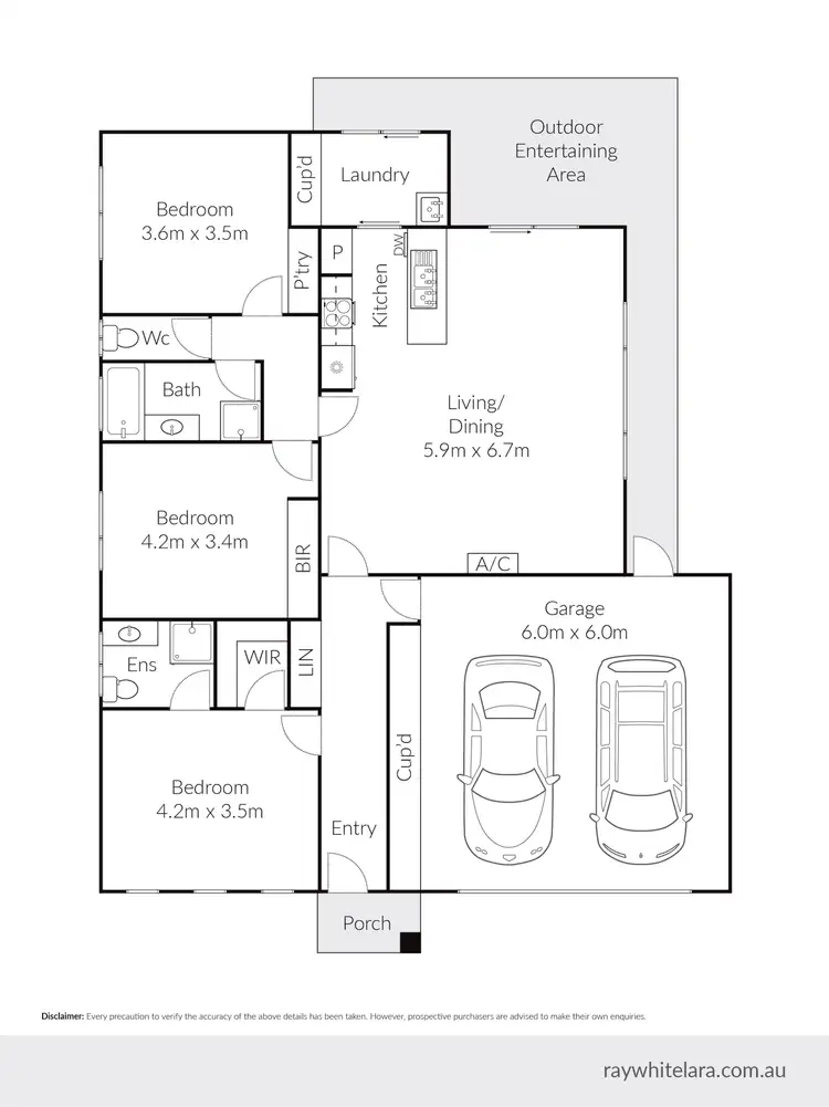 Floorplan of Homely house listing, 5B Bath Street, Lara VIC 3212