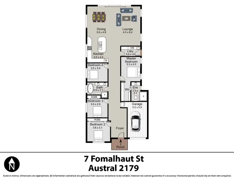 Floorplan of Homely house listing, 7 Fomalhaut Street, Austral NSW 2179