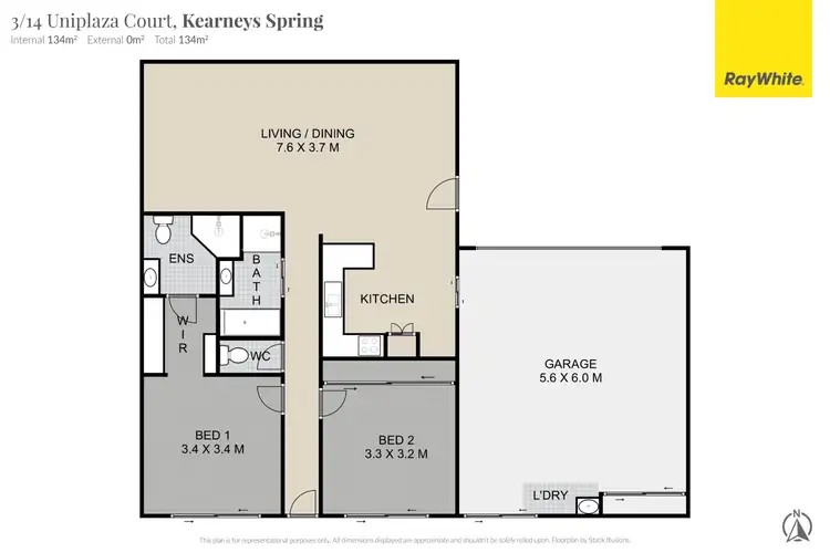 Floorplan of Homely unit listing, 3/14 Uniplaza Court, Kearneys Spring QLD 4350