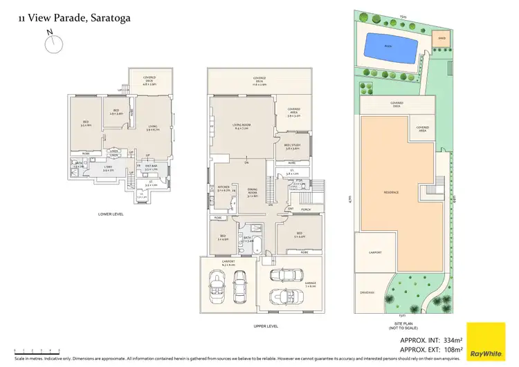 Floorplan of Homely house listing, 11 View Parade, Saratoga NSW 2251