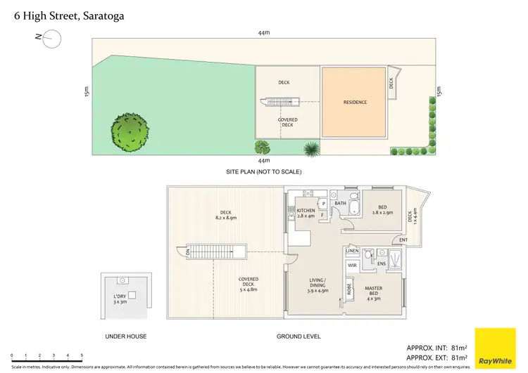 Floorplan of Homely house listing, 6 High Street, Saratoga NSW 2251