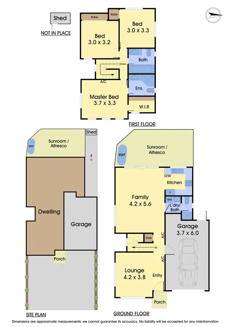 Floorplan of Homely townhouse listing, 1/35 Wordsworth Avenue, Clayton South VIC 3169