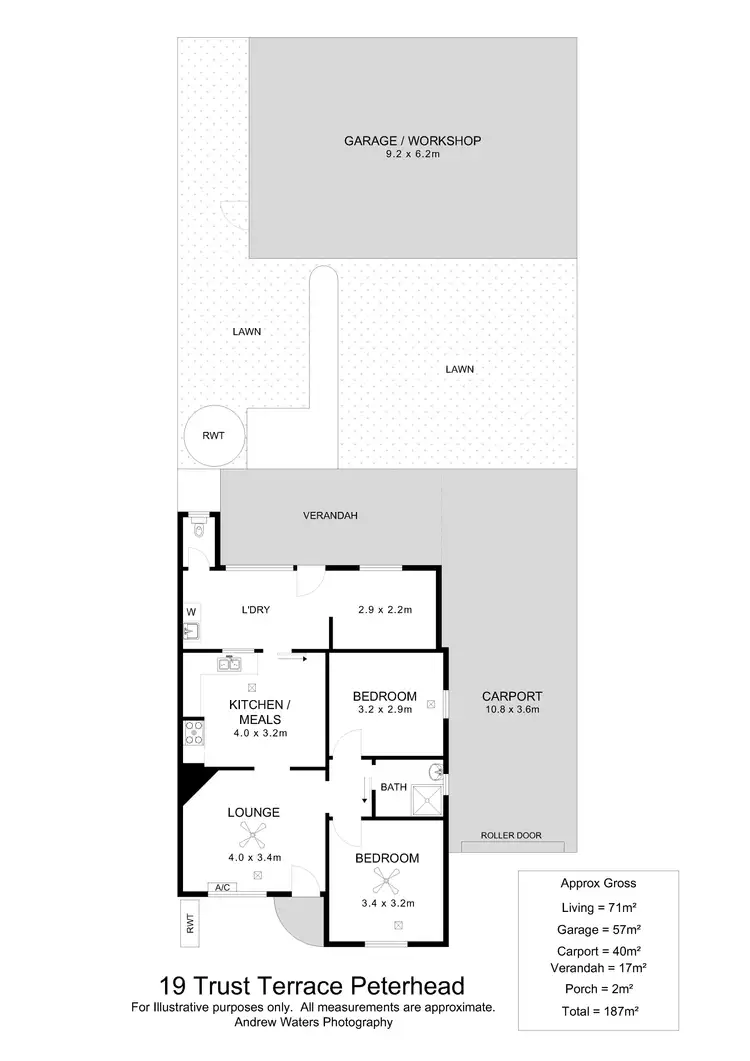 Floorplan of Homely house listing, 19 Trust Terrace, Peterhead SA 5016