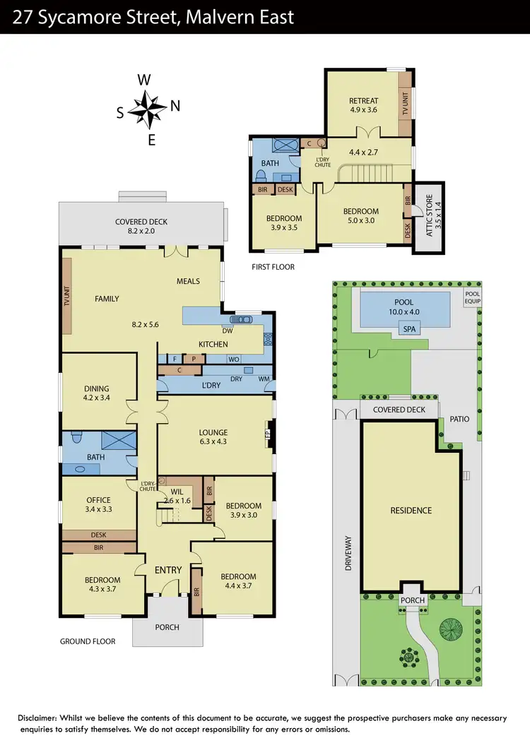 Floorplan of Homely house listing, 27 Sycamore Street, Malvern East VIC 3145
