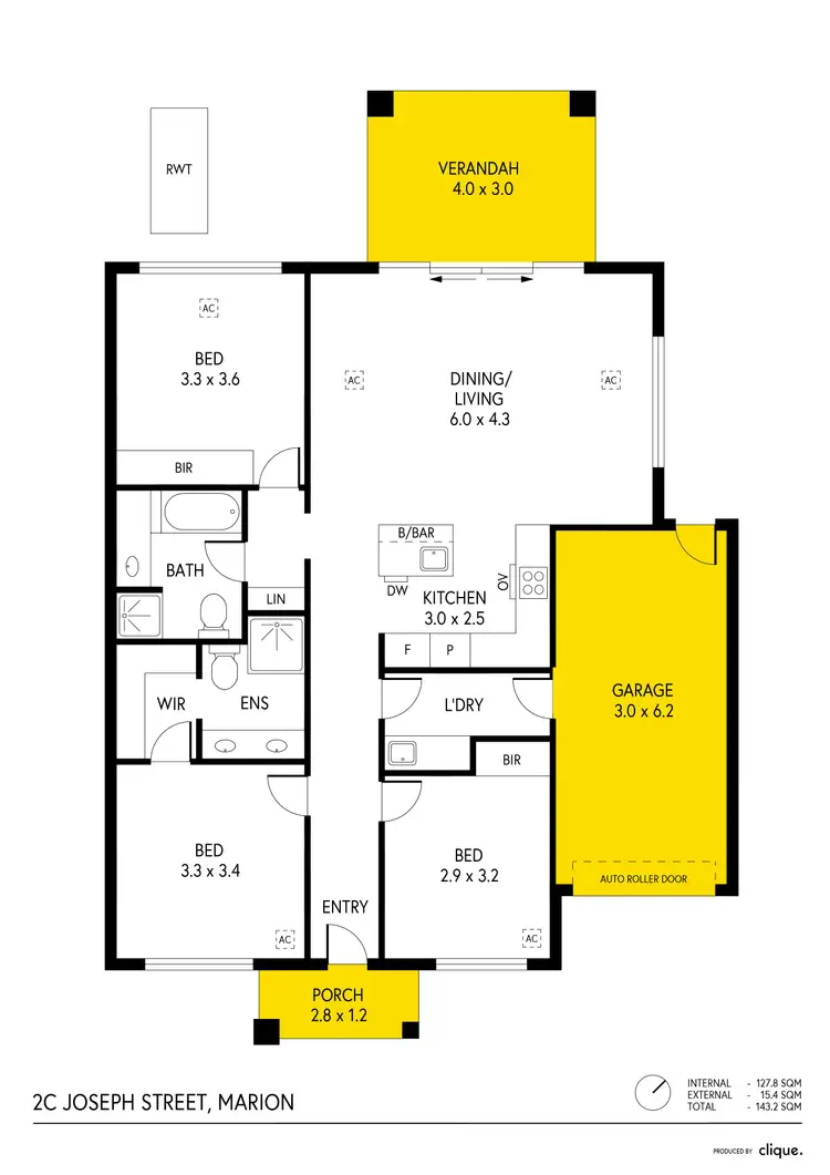 Floorplan of Homely house listing, 2C Joseph Street, Marion SA 5043