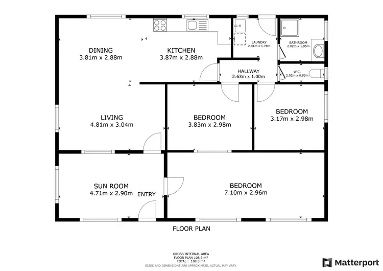 Floorplan of Homely house listing, 93 Monash Avenue, Nyah West VIC 3595