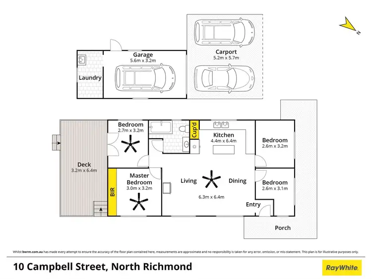 Floorplan of Homely house listing, 10 Campbell Street, North Richmond NSW 2754
