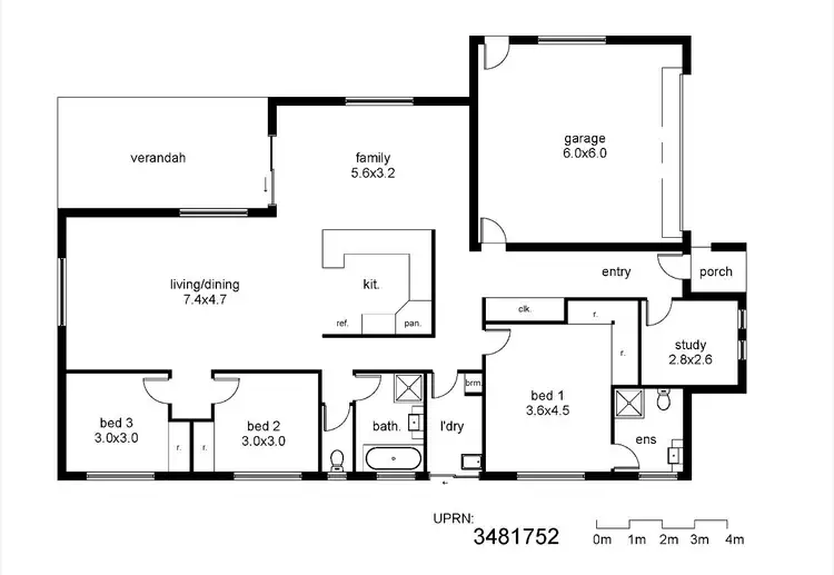Floorplan of Homely house listing, Address available on request