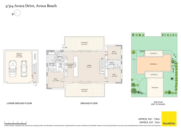 Floorplan of Homely house listing, 3/314 Avoca Drive, Avoca Beach NSW 2251