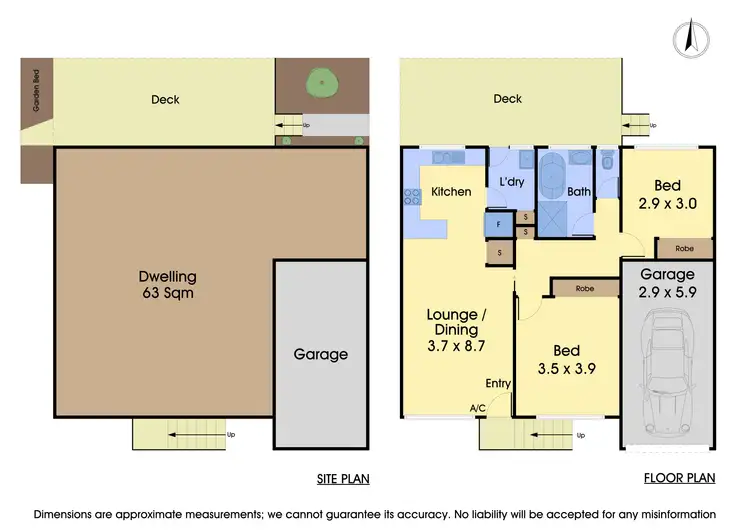 Floorplan of Homely unit listing, 6/74 Nell Street, Greensborough VIC 3088