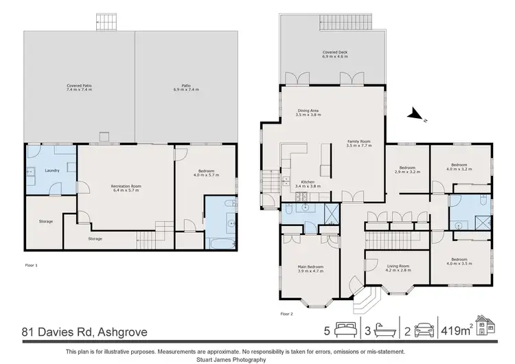 Floorplan of Homely house listing, 81 Davies Road, Ashgrove QLD 4060