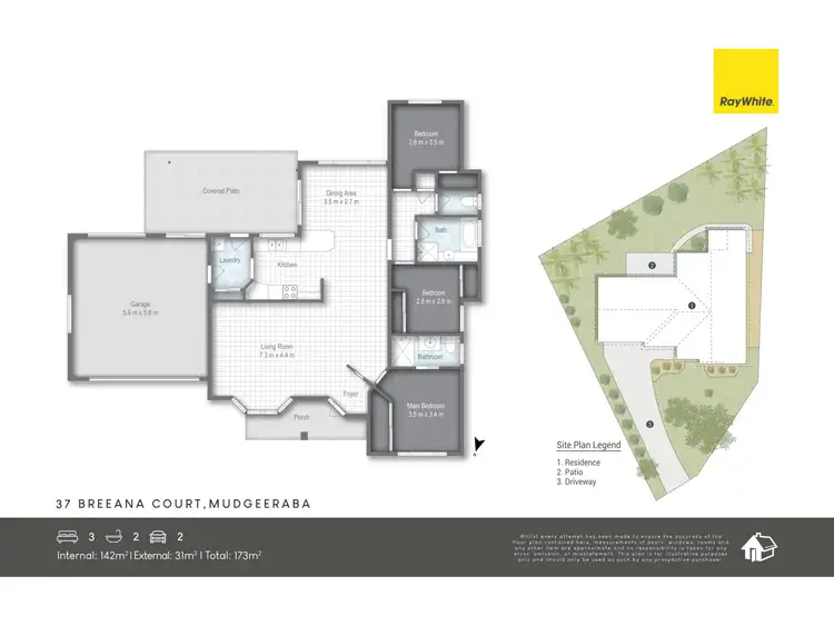 Floorplan of Homely house listing, 37 Breeana Court, Mudgeeraba QLD 4213