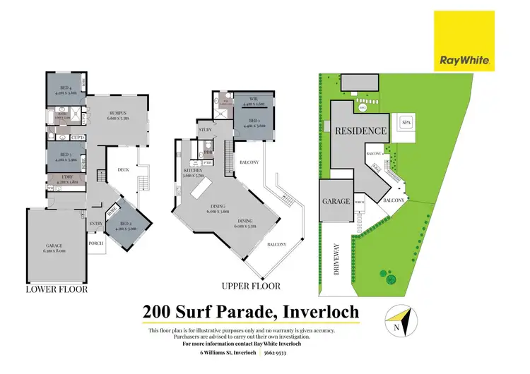 Floorplan of Homely house listing, 200 Surf Parade, Inverloch VIC 3996