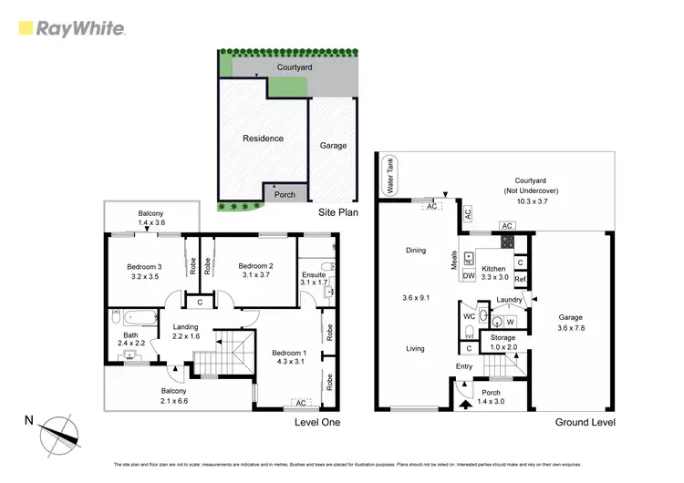 Floorplan of Homely townhouse listing, 2/4 Euroka Street, Chadstone VIC 3148