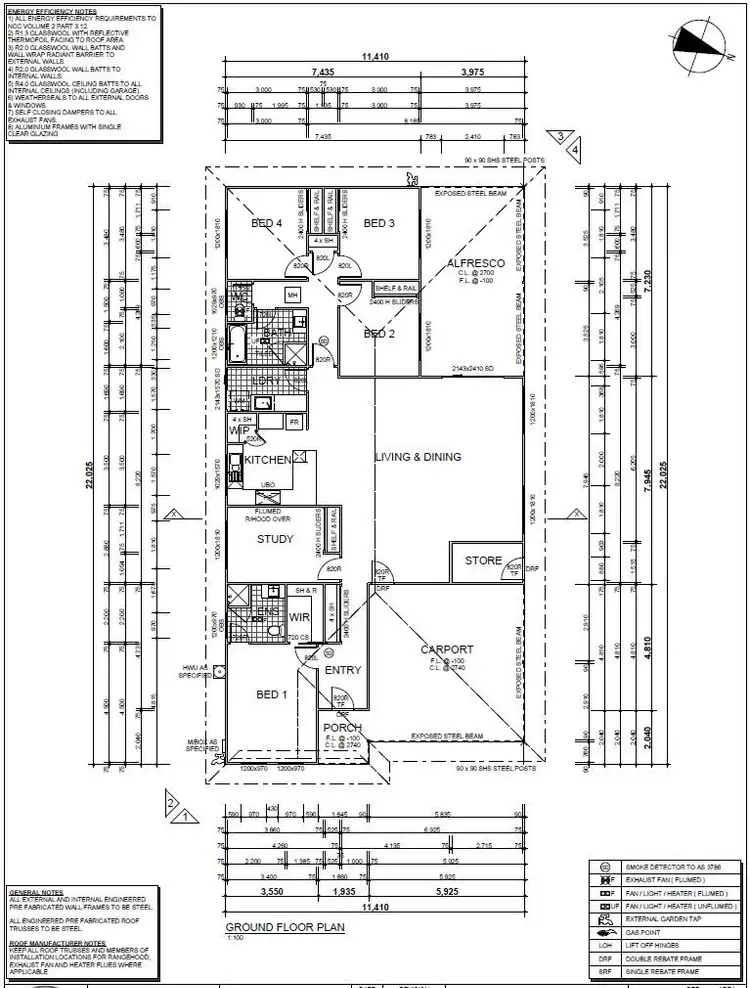 Floorplan of Homely house listing, 11 Griffin Way, Exmouth WA 6707