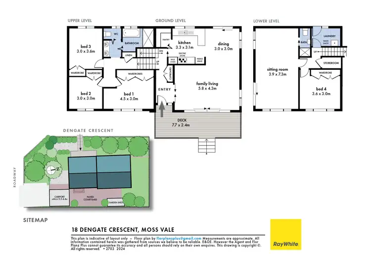 Floorplan of Homely house listing, 18 Dengate Crescent, Moss Vale NSW 2577