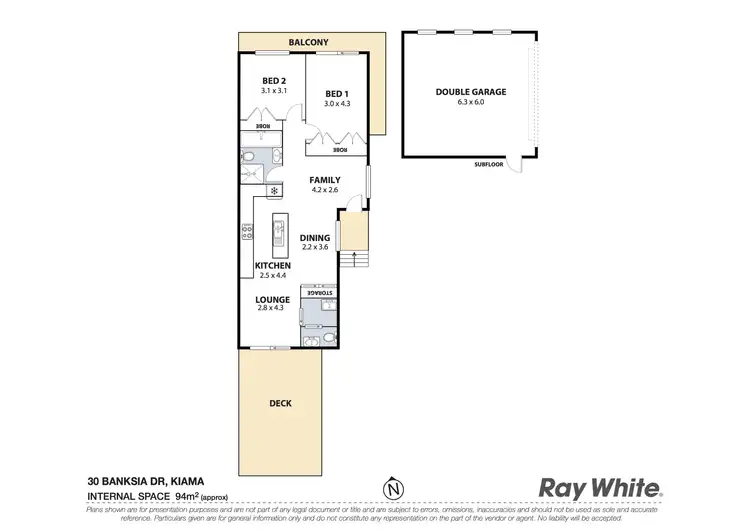 Floorplan of Homely townhouse listing, 30 Banksia Drive, Kiama NSW 2533