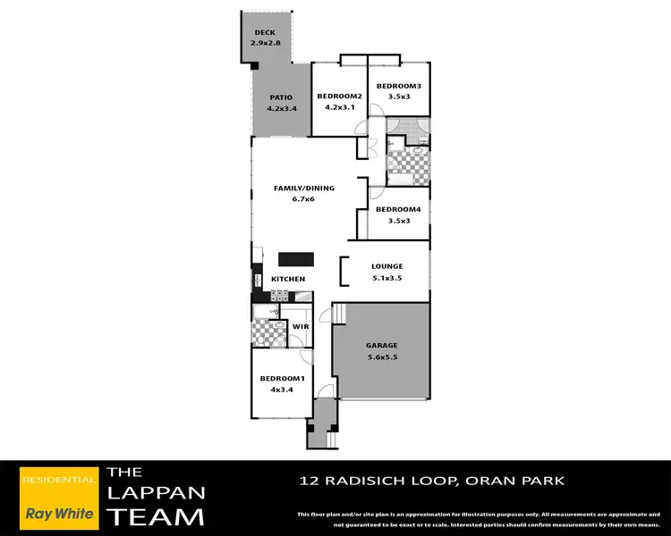 Floorplan of Homely house listing, 12 Radisich Loop, Oran Park NSW 2570