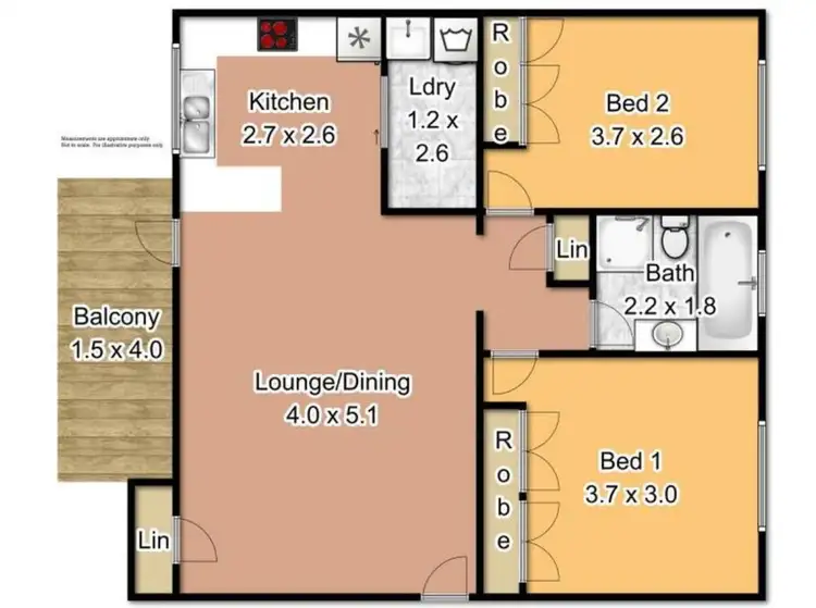 Floorplan of Homely unit listing, 24/147 March Street, Richmond NSW 2753