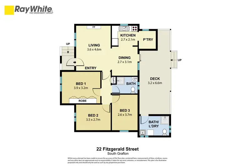 Floorplan of Homely house listing, 22 Fitzgerald Street, South Grafton NSW 2460