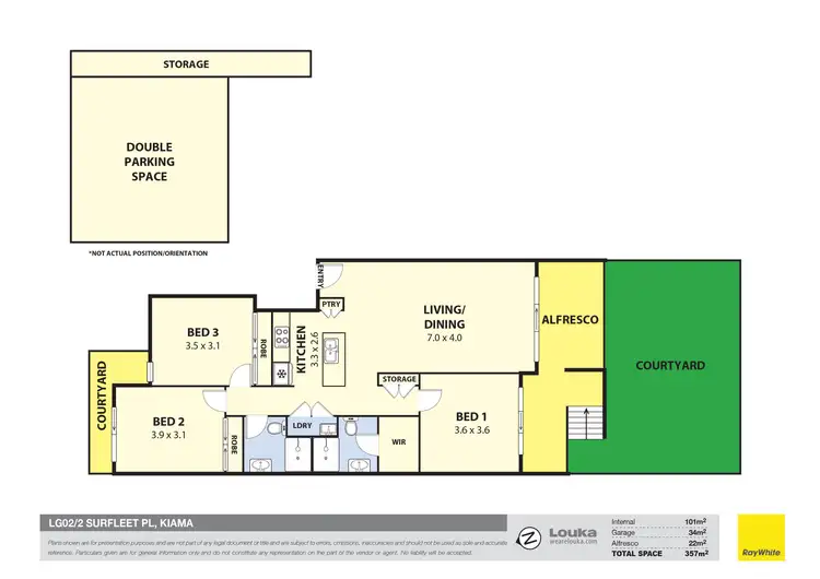 Floorplan of Homely apartment listing, LG02/2 Surfleet Place, Kiama NSW 2533