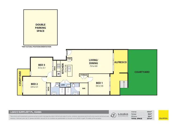 Floorplan of Homely apartment listing, LG02/2 Surfleet Place, Kiama NSW 2533