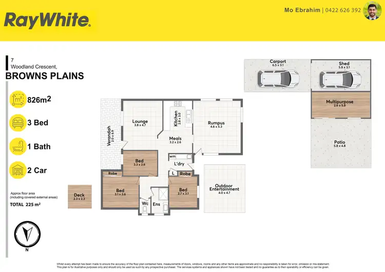 Floorplan of Homely house listing, 7 Woodland Crescent, Browns Plains QLD 4118