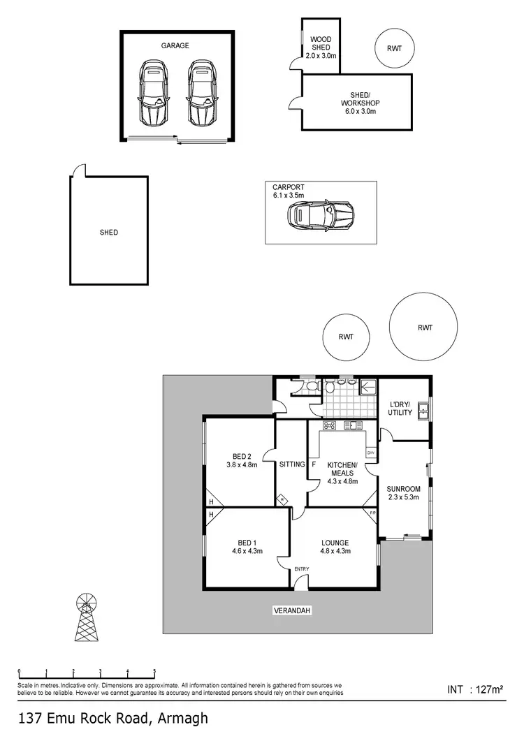 Floorplan of Homely house listing, 137 Emu Rock Road, Armagh SA 5453