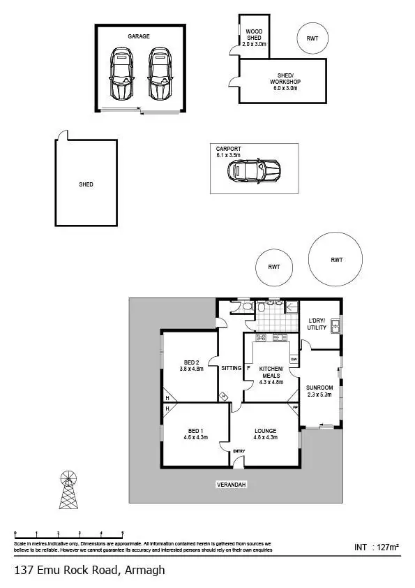 Floorplan of Homely house listing, 137 Emu Rock Road, Armagh SA 5453