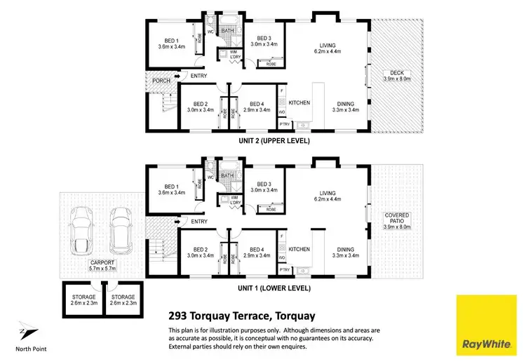 Floorplan of Homely house listing, 293 Torquay Terrace, Torquay QLD 4655