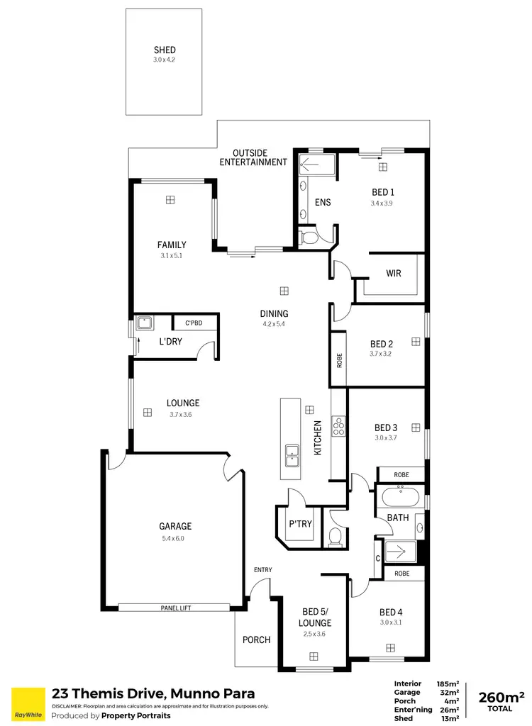 Floorplan of Homely other listing, 23 Themis Drive, Munno Para West SA 5115