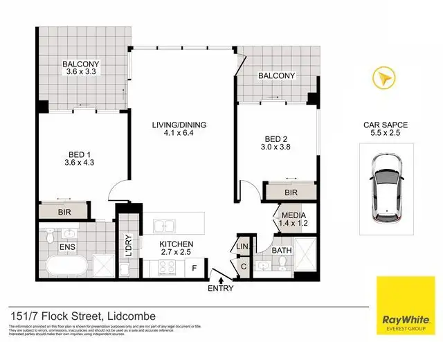 Floorplan of Homely apartment listing, 151/7 Flock Street, Lidcombe NSW 2141