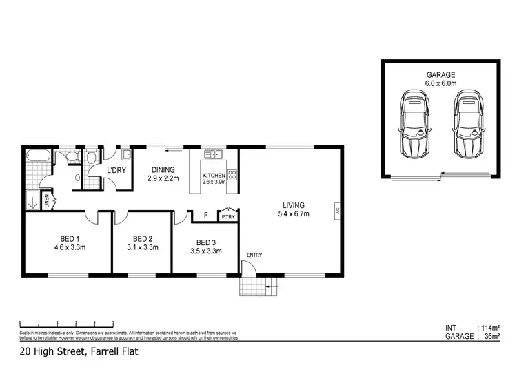 Floorplan of Homely house listing, 20 High Street, Farrell Flat SA 5416