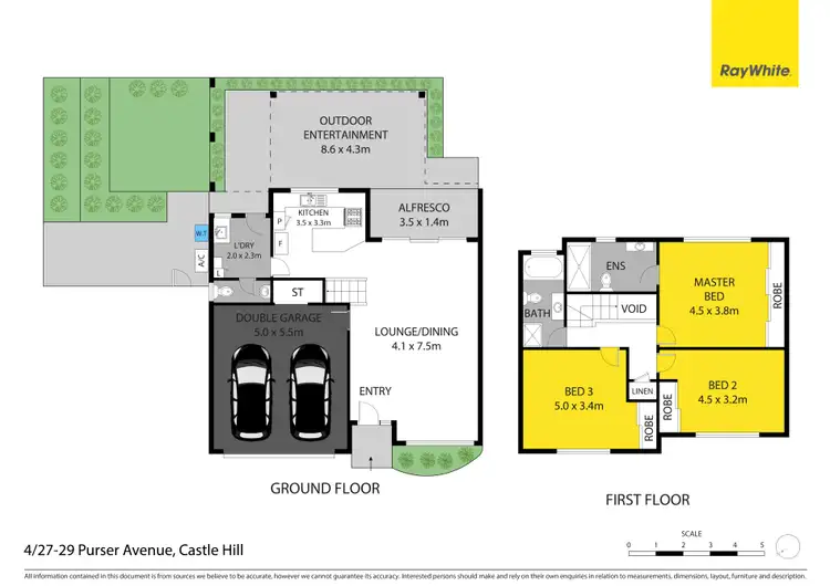 Floorplan of Homely townhouse listing, 4/27-29 Purser Avenue, Castle Hill NSW 2154