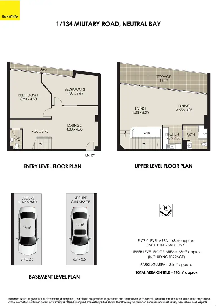 Floorplan of Homely apartment listing, 1/134 Military Road, Neutral Bay NSW 2089