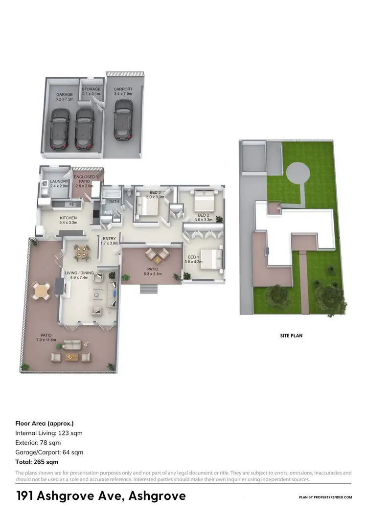 Floorplan of Homely house listing, 191 Ashgrove Avenue, Ashgrove QLD 4060