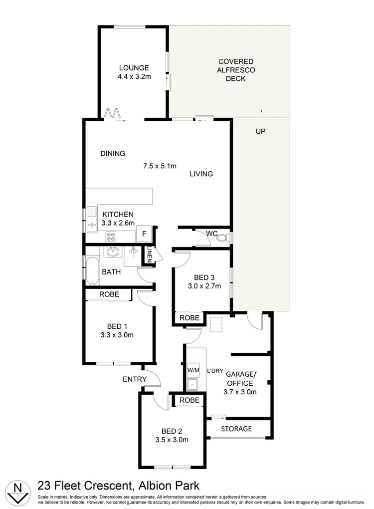 Floorplan of Homely house listing, 23 Fleet Crescent, Albion Park NSW 2527