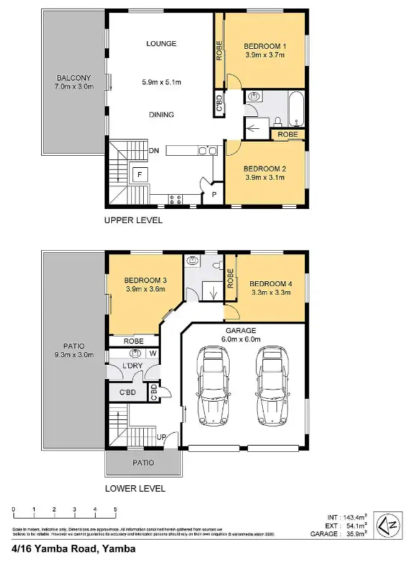Floorplan of Homely townhouse listing, 4/16 Yamba Road, Yamba NSW 2464