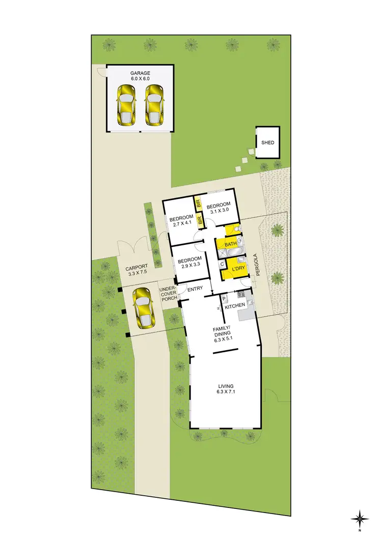 Floorplan of Homely house listing, 2 Nevett Court, Grovedale VIC 3216