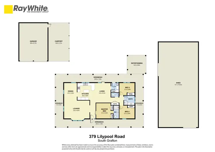 Floorplan of Homely rural property listing, 379 Old Lilypool Road, South Grafton NSW 2460
