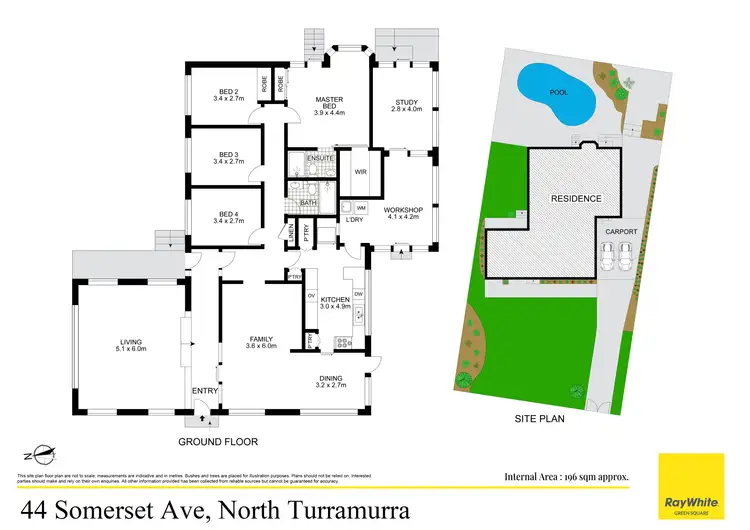 Floorplan of Homely house listing, 44 Somerset Avenue, Turramurra NSW 2074