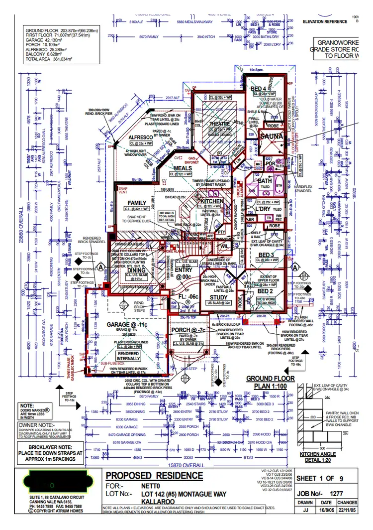 Floorplan of Homely house listing, 5 Montague Way, Kallaroo WA 6025