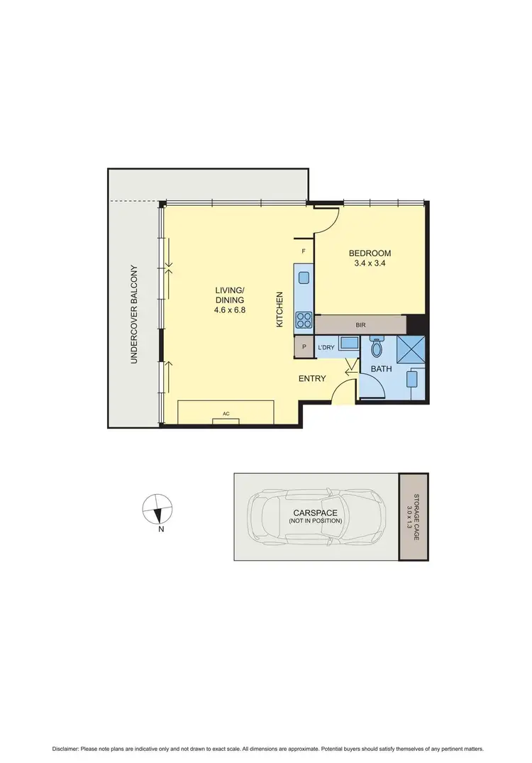 Floorplan of Homely apartment listing, 506/33-35 Breese Street, Brunswick VIC 3056