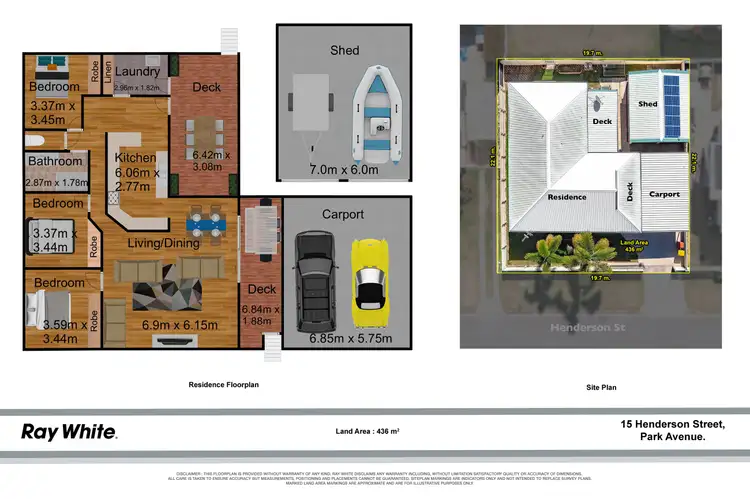 Floorplan of Homely house listing, 15 Henderson Street, Park Avenue QLD 4701